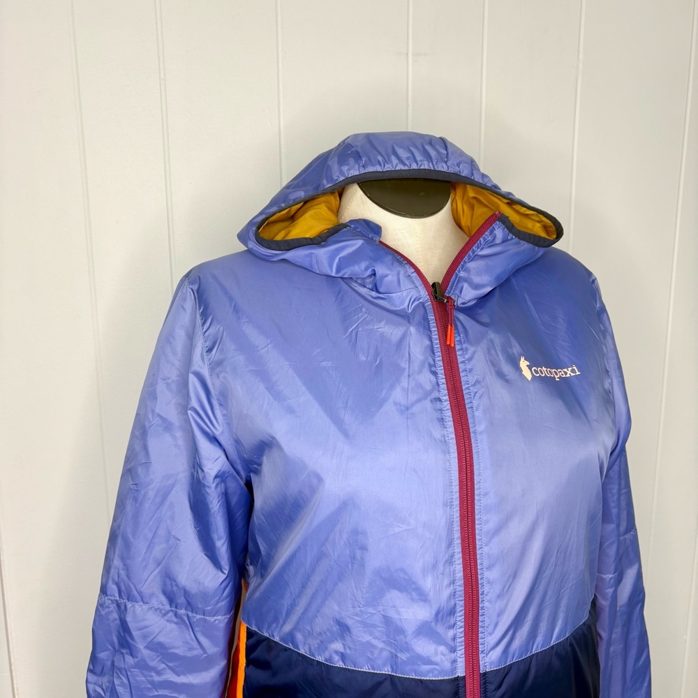 Cotopaxi Teca Caldido Hooded Jacket Purple Full Zip Outdoor Women’s Size Large - Picture 4 of 11